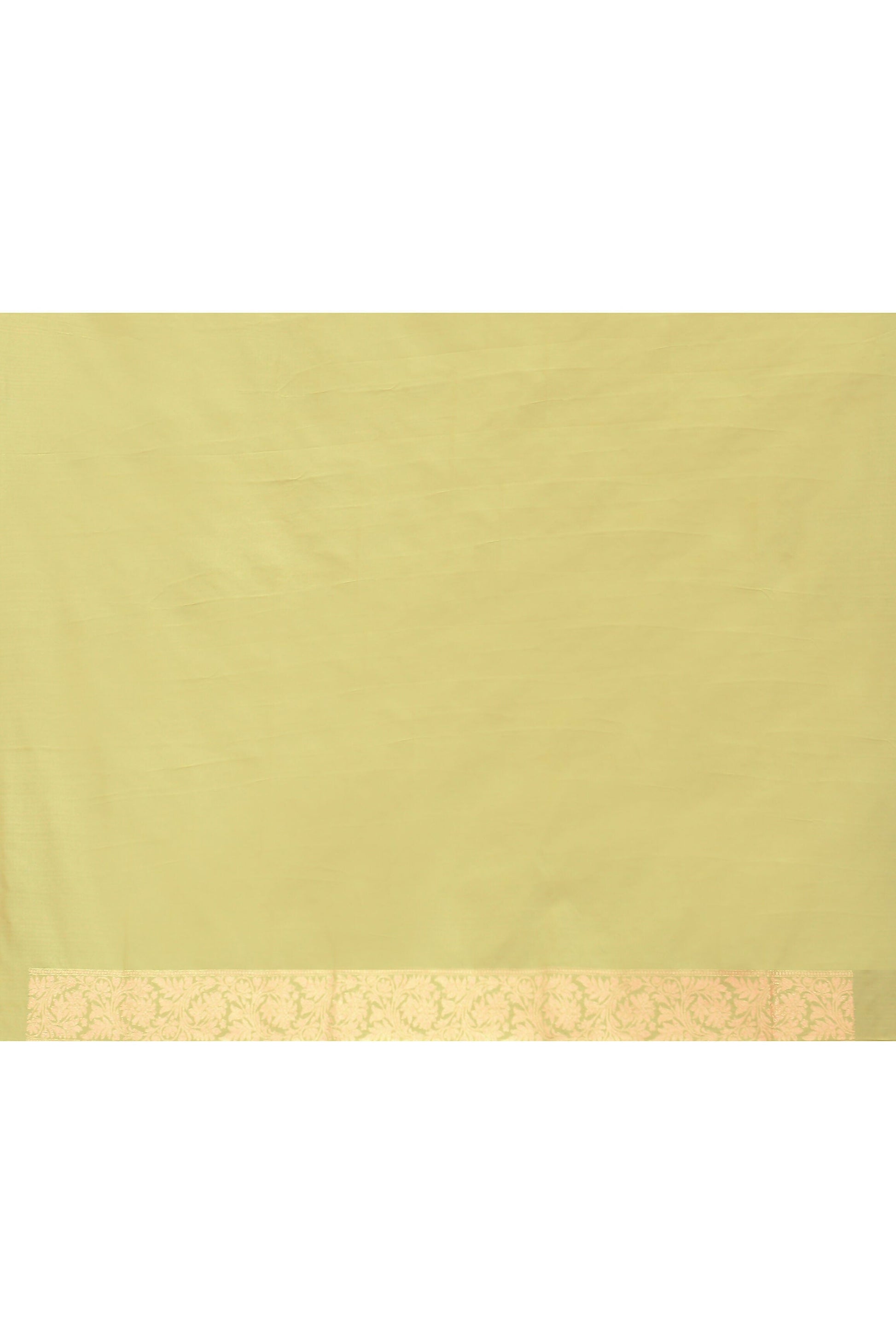 Joban Fashion Light Green Banarasi Katan Pure Handloom Banarasi Silk Saree | Swadesiicart