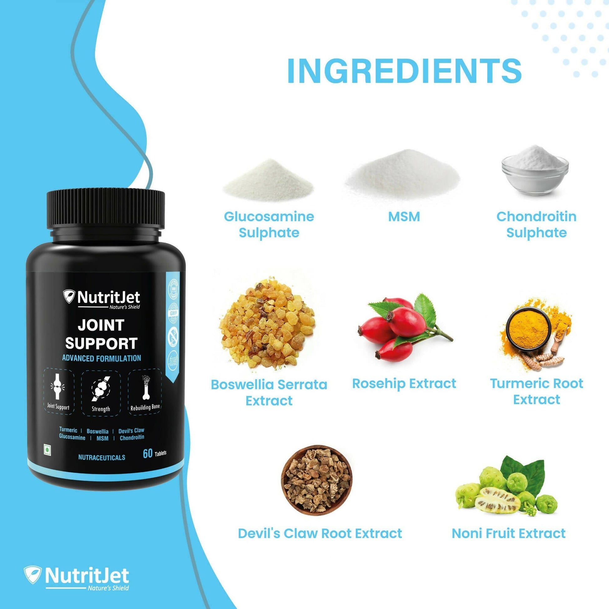 NutritJet Joint Support Tablets | Swadesiicart