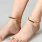 Mominos Fashion Kamal Johar Gold-Polished Beads Anklets | Swadesiicart