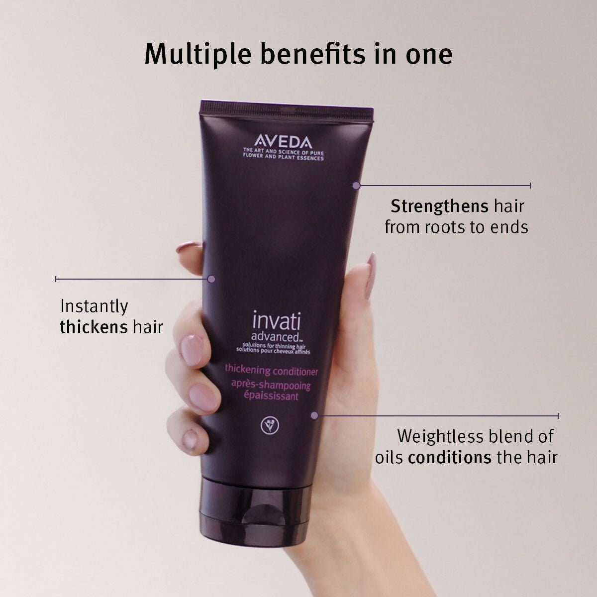 Aveda Invati Advanced Hair Conditioner For Hairfall Control & Hair Thickening | Swadesiicart