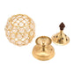 Craftvatika Gold Toned Brass Decorative Akhand Diya Oil Lamp | Swadesiicart