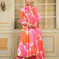 Pomcha Jaipur Pink Saadgi Rangeen Anarkali Set | Swadesiicart