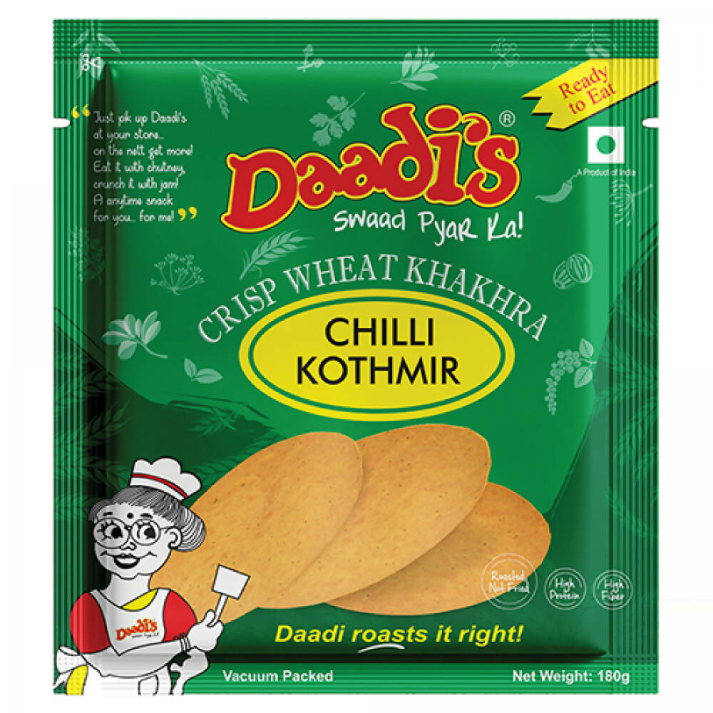 Daadi's Chilli Kothmir Khakhra