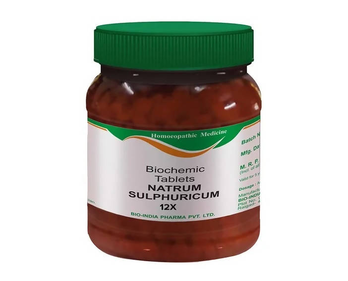 Bio India Homeopathy Natrum Sulphuricum Biochemic Tablets | Swadesiicart