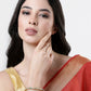 NVR Women Set of 4 Gold-Polished Kundan Studded Bangles - Swadesiicart