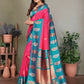 Joban Fashion Banarasi Pink ButtiSoft Silk Saree | Swadesiicart