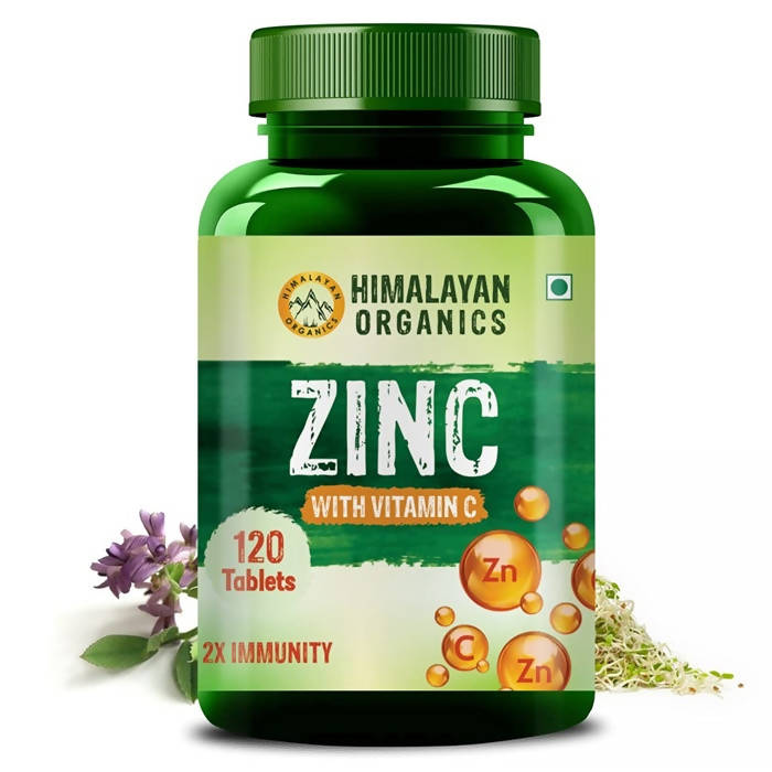 Himalayan Organics Zinc With Vitamin C Tablets | Swadesiicart