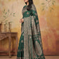 Shree Shyam Fashion Green Silk Blend Saree