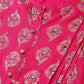 Indian Clothing Anubhutee Pink & Golden Printed Straight Kurta - Swadesiicart