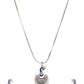 Gold-Polished Alloy Peacock Shape American Diamond Pendant Set - The Pari | Swadesiicart