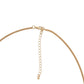 Gold-Polished Alloy Shell And Brass Leaf Statement Necklace - The Pari | Swadesiicart