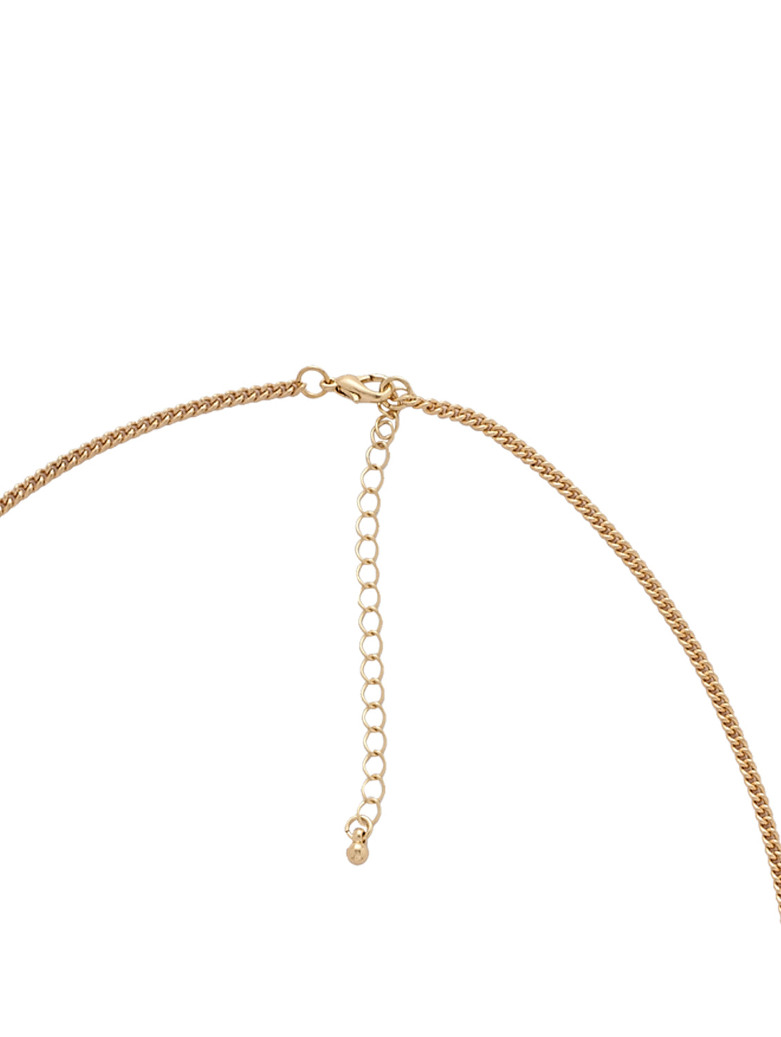 Gold-Polished Alloy Shell And Brass Leaf Statement Necklace - The Pari | Swadesiicart