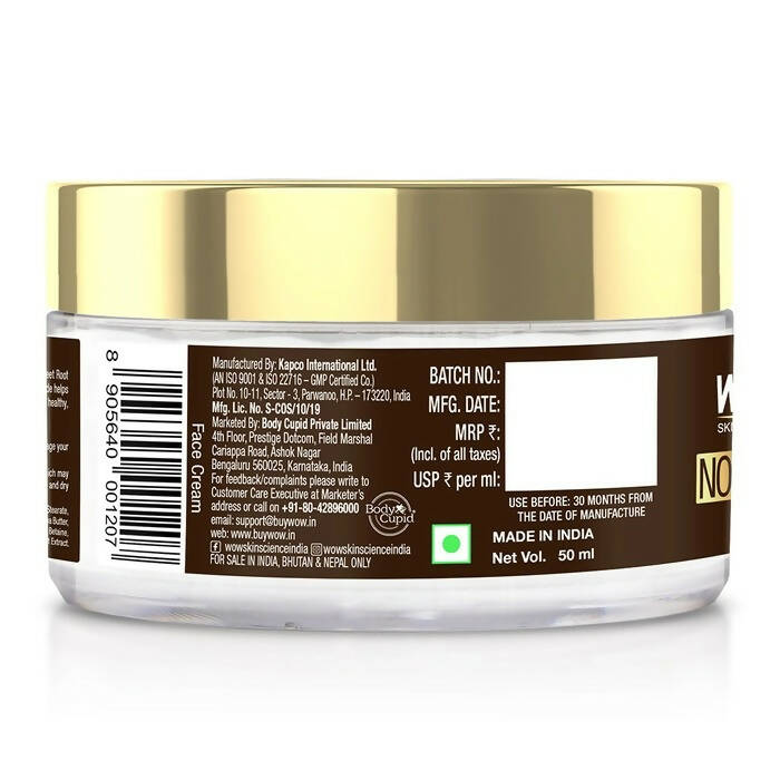 Wow Skin Science Day Cream With Niacinamide & Beetroot Extract - Swadesiicart