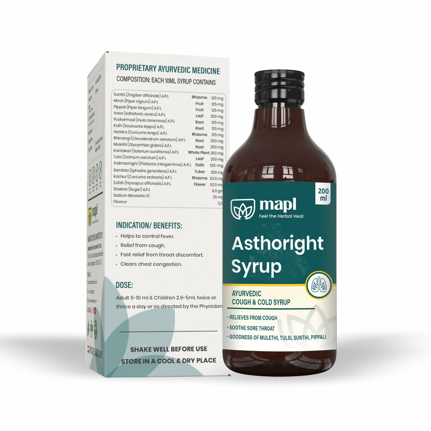 MAPL Asthoright Syrup | Swadesiicart