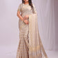 Shree Shyam Fashion Organza Cream Saree