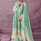 Aqua Green Muslin Cotton Printed Trendy Salwar Kurta Set - Emponline | Swadesiicart