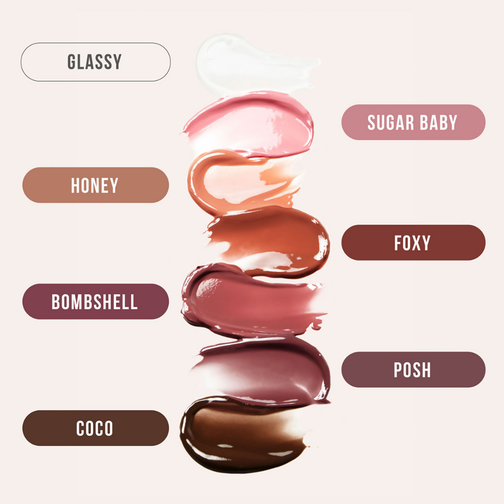 Huda Beauty Faux Filler Extra Shine Lip Gloss - Coco | Swadesiicart