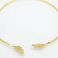 NVR Women Gold-Polished Circular Choker Necklace | Swadesiicart
