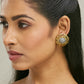 Nuyug 22k Gold Plated Filigree Statement Studs | Swadesiicart