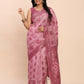 Shree Shyam Fashion Linen Cotton Light Pink Saree