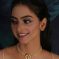 Kundan & Pearl Neckpiece (Gold) - Ruby Raang | Swadesiicart