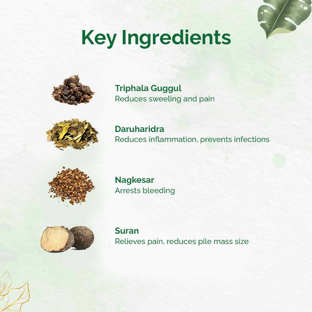 Dr. Vaidya's Piles Care Capsules - Swadesiicart