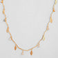 VOJ Gold-Polished Designer Chain For Women With AD Stone And Leaf | Swadesiicart