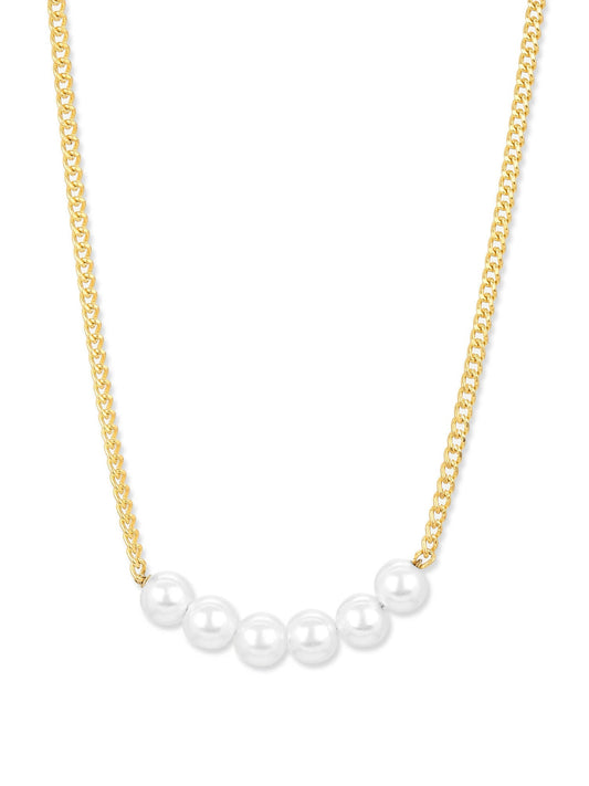 Pearl Neckpiece - Ruby Raang | Swadesiicart
