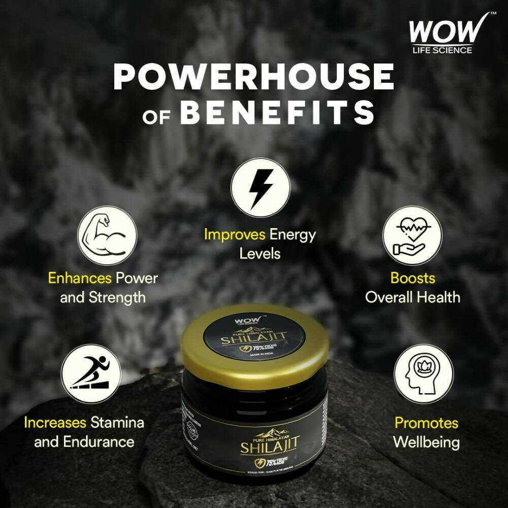 Wow Life Science Pure Himalayan Sj / Sj Resin | Swadesiicart