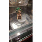 Silver and Gold Coated Decorative Tulsi Item with Green Leaf -Small Size / Tulsi Kota - Small Size - Swadesiicart