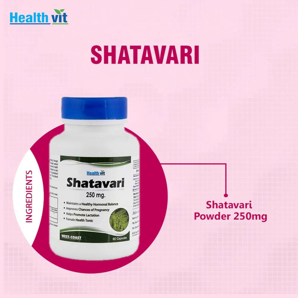 Healthvit Shatavari Capsules - Swadesiicart