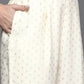 Ahalyaa Women Printed Pleated Kurta with Trousers - Off White Color | Swadesiicart