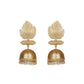 Joban Fashion Women Matte Gold Brass Jhumka | Swadesiicart